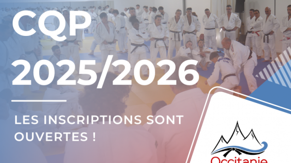 CQP : inscrivez vous pour la rentrée 2025/2026 !